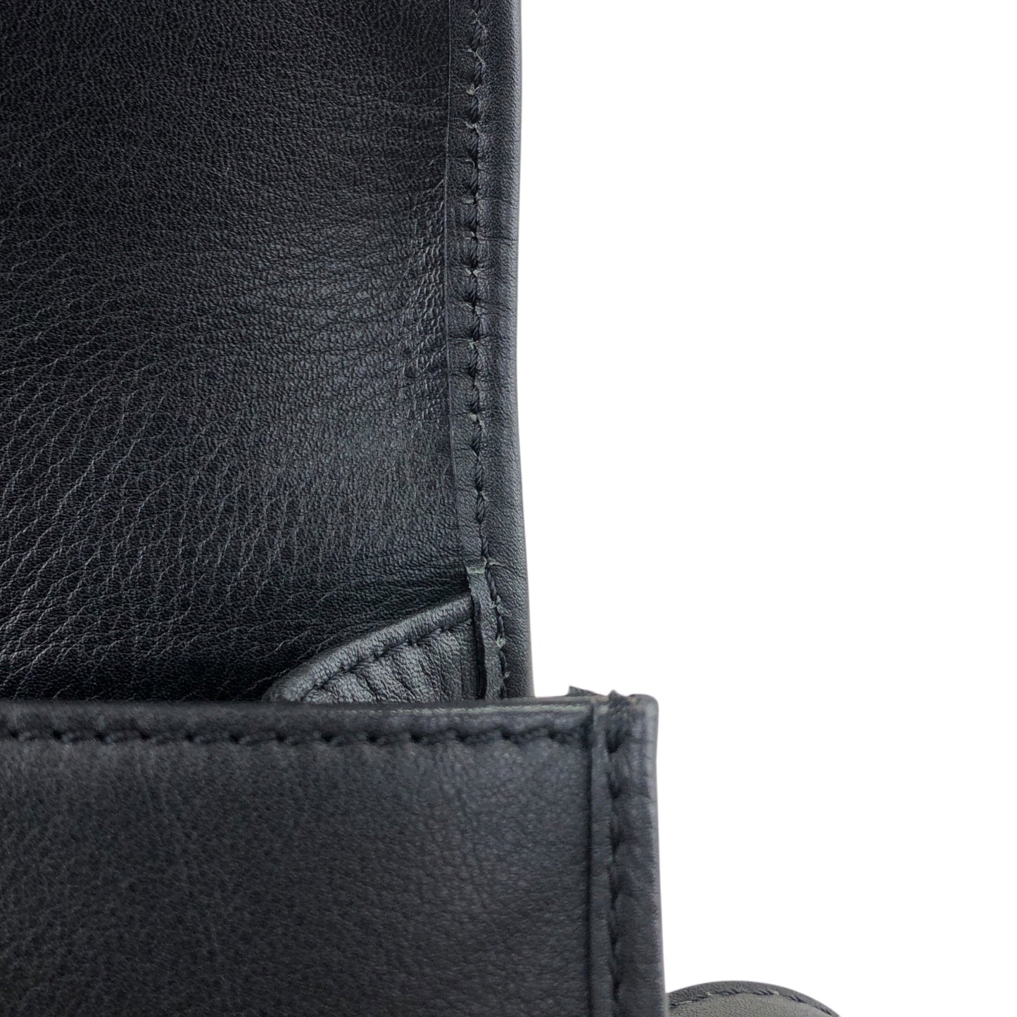 CELINE Gancini Crossbody Shoulder bag Black Vintage pdxcg6