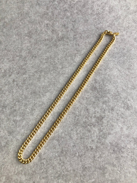 Christian Dior Necklace Gold Vintage 4acwta