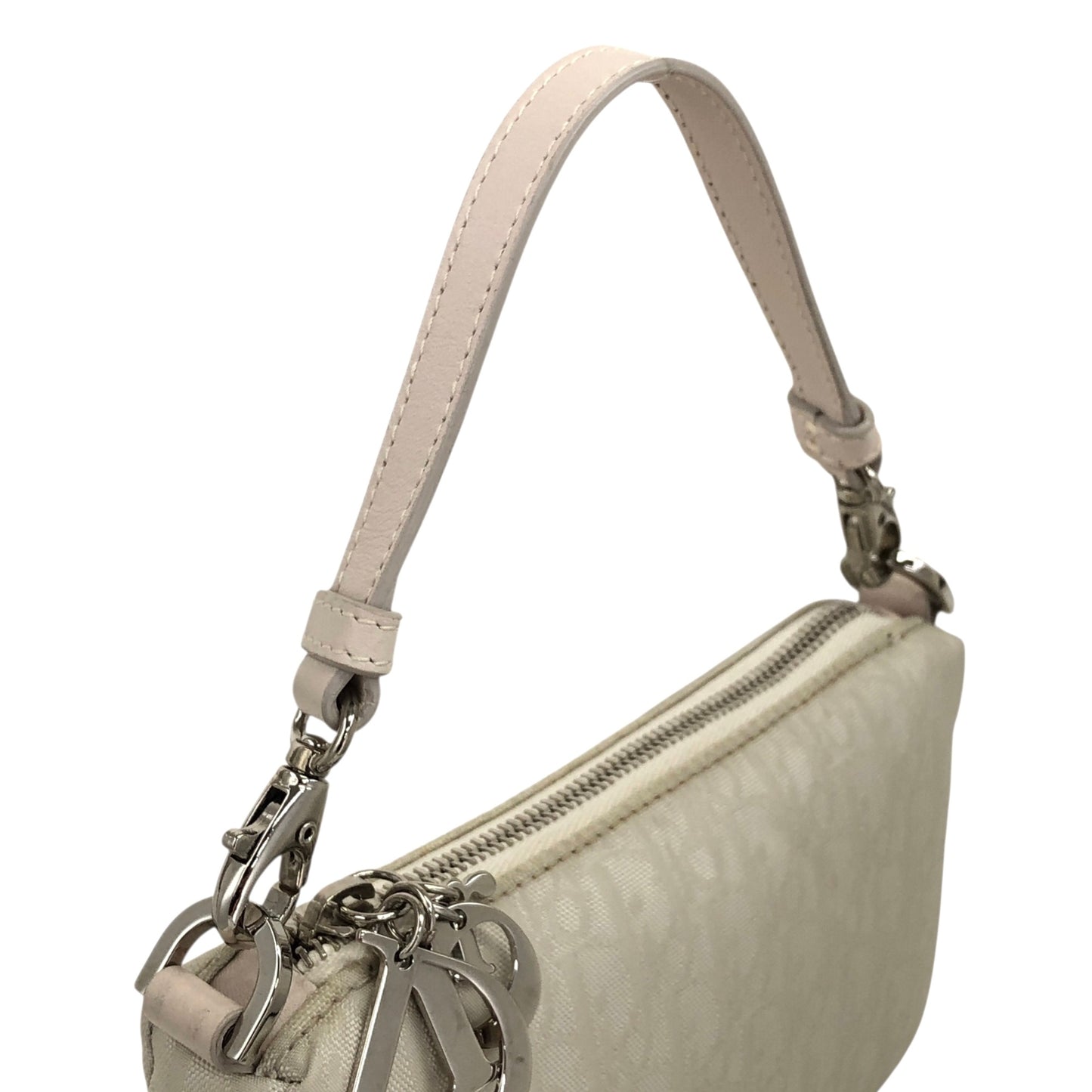 Christian Dior Trotter Charm 小手袋 白色 復古 bf3uw