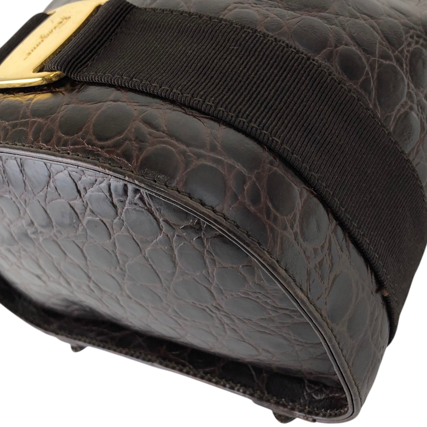 Salvatore Ferragamo Vala Backpack Brown Vintage 5t6wvc