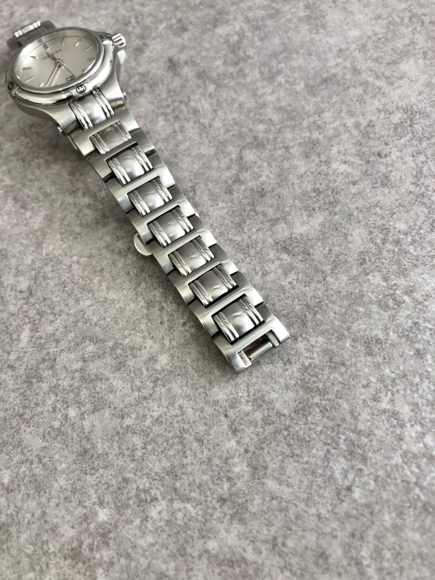 GUCCI Quartz Watch Silver Vintage 3025 g358dd