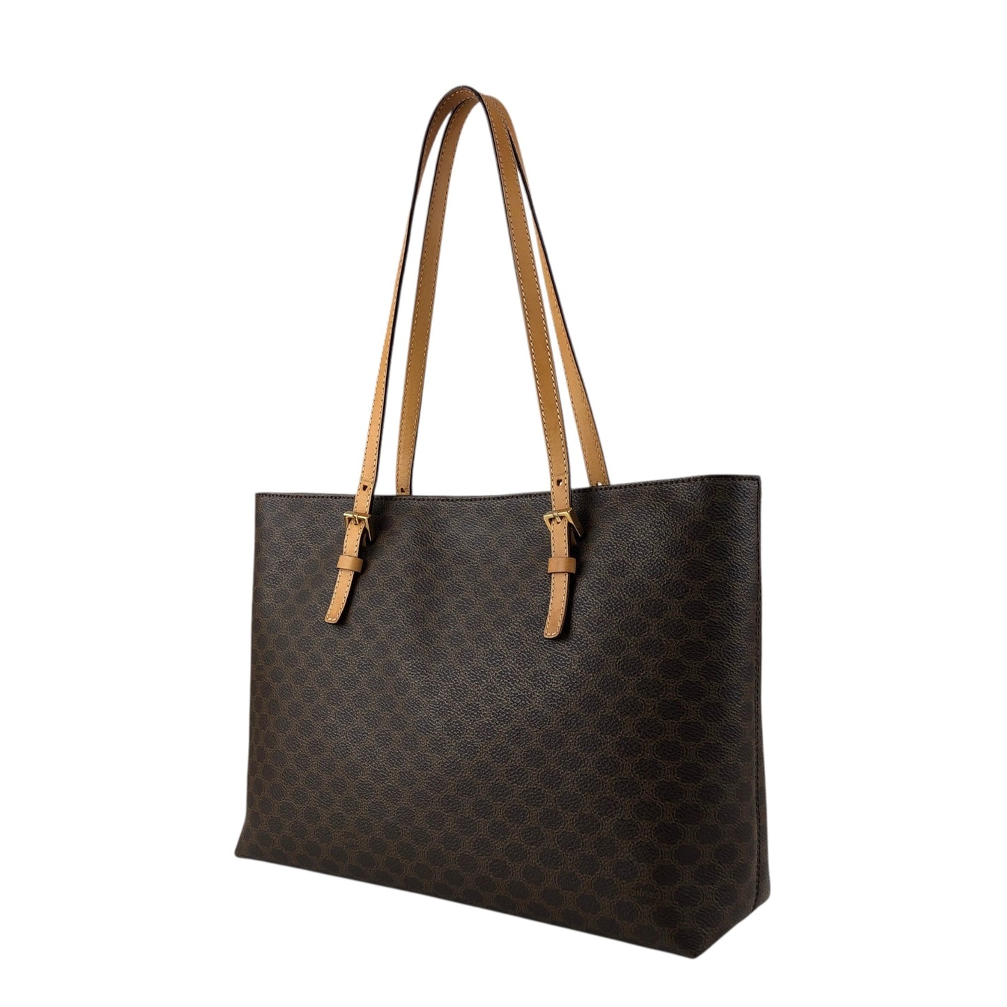 CELINE Macadam Totebag Brown Vintage 8azhcw
