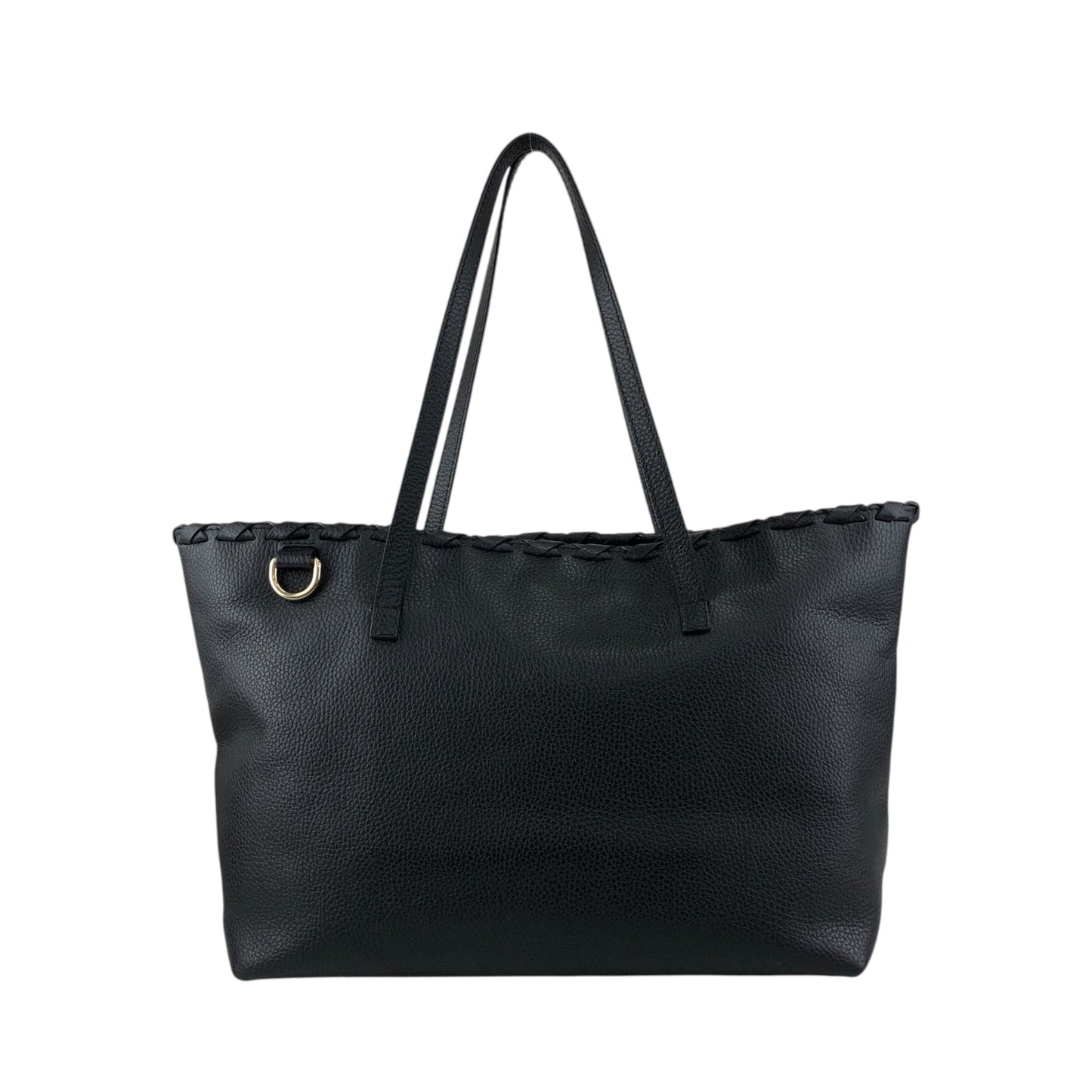 GUCCI Bamboo Totebag Black Vintage 5j436w