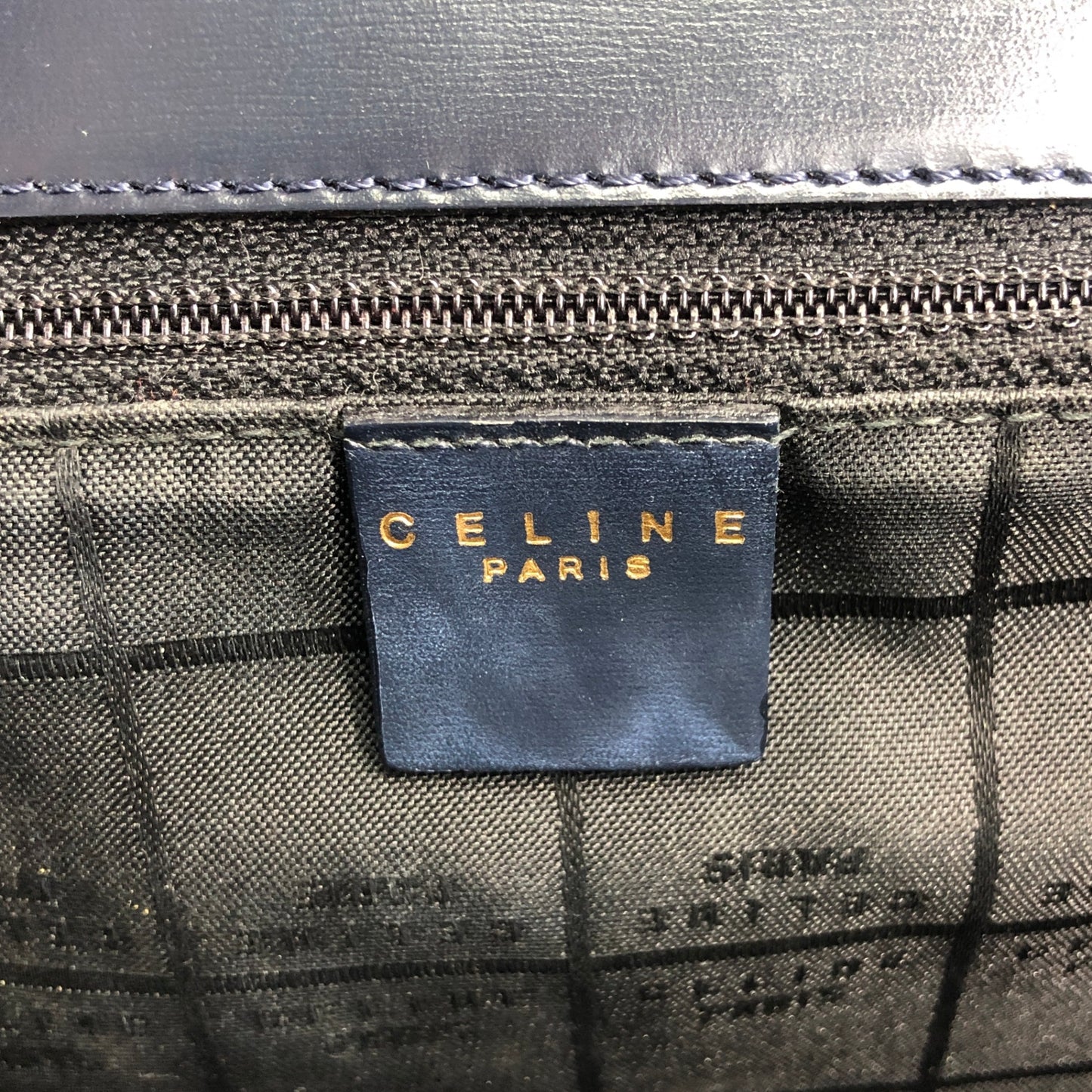 CELINE Starball Handbag Navy Vintage 5k3k8c