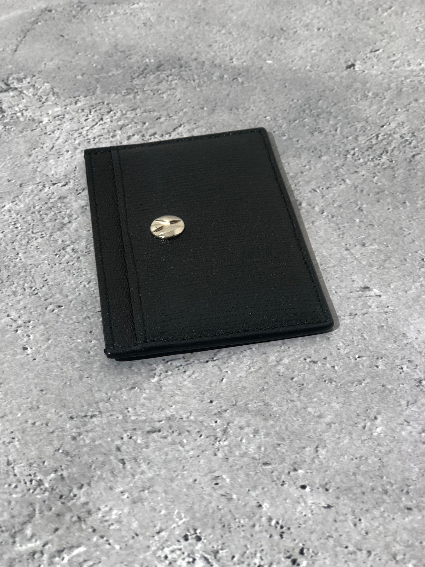 Yves Saint Laurent 皮革卡夾 黑色 復古 4bm2fd