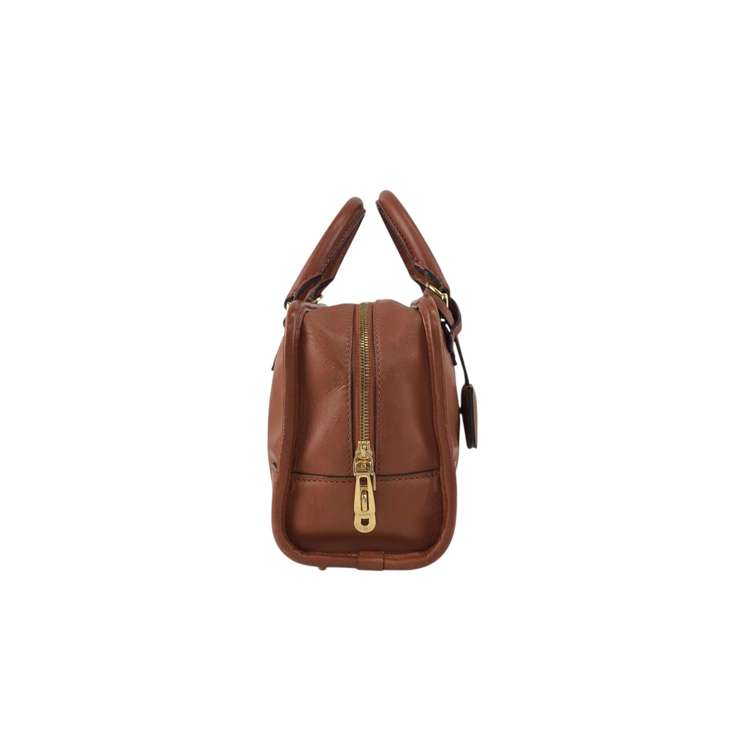 LOEWE Amazona23 Anagram Two-way Small Boston bag Shoulder bag Brown Vintage 3m6b28