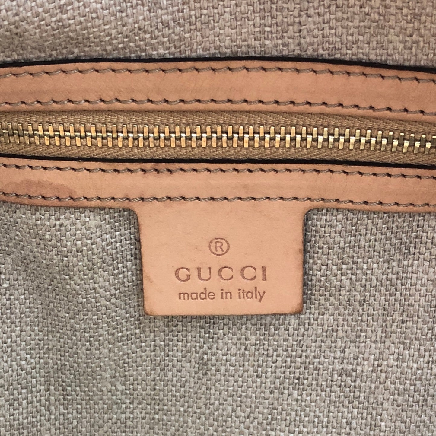 GUCCI Bamboo Two-way Handbag Shoulder bag White Vintage 4thvhr