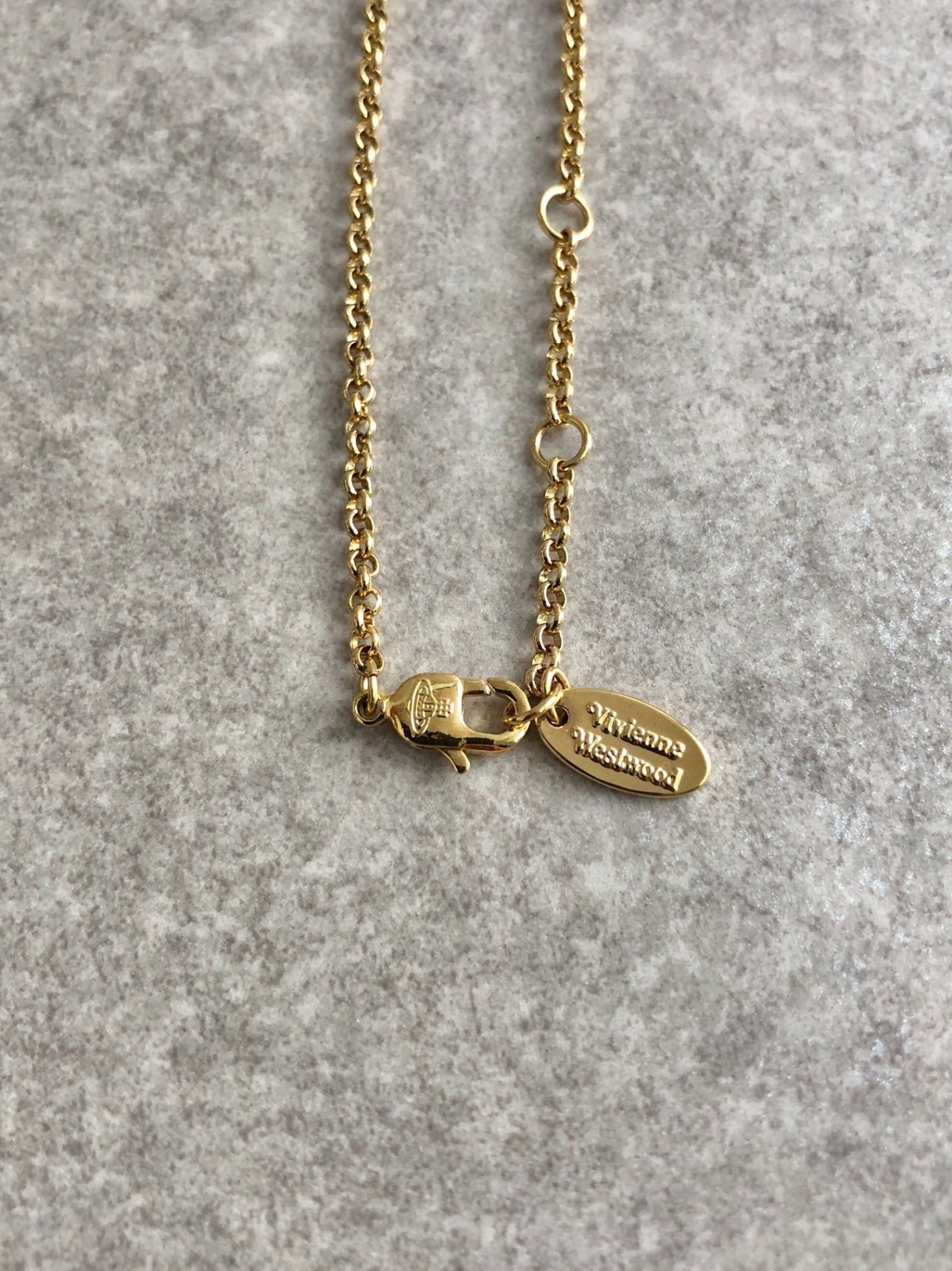 Vivienne Westwood Necklace Gold Vintage tv7ksa