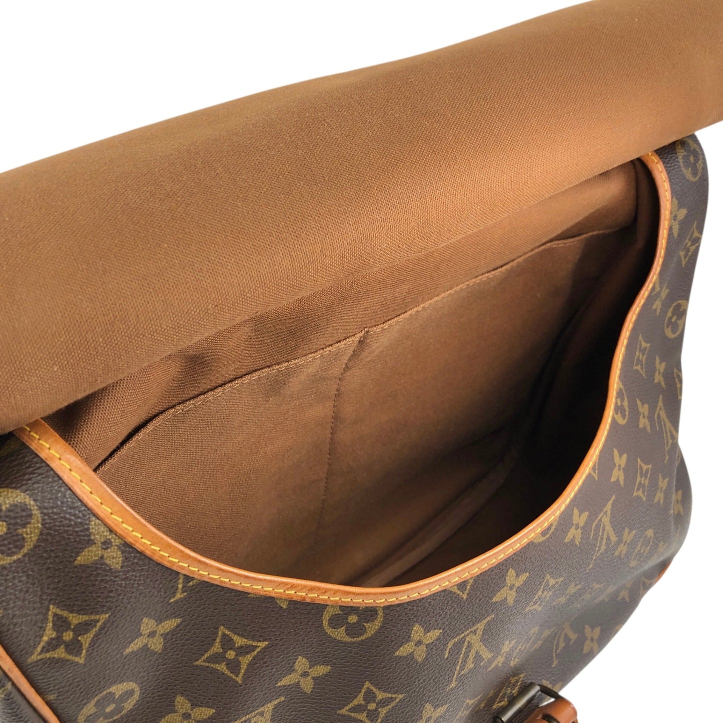 LOUIS VUITTON Monogram Shoulder bag Brown M42256 Vintage 38nfh4