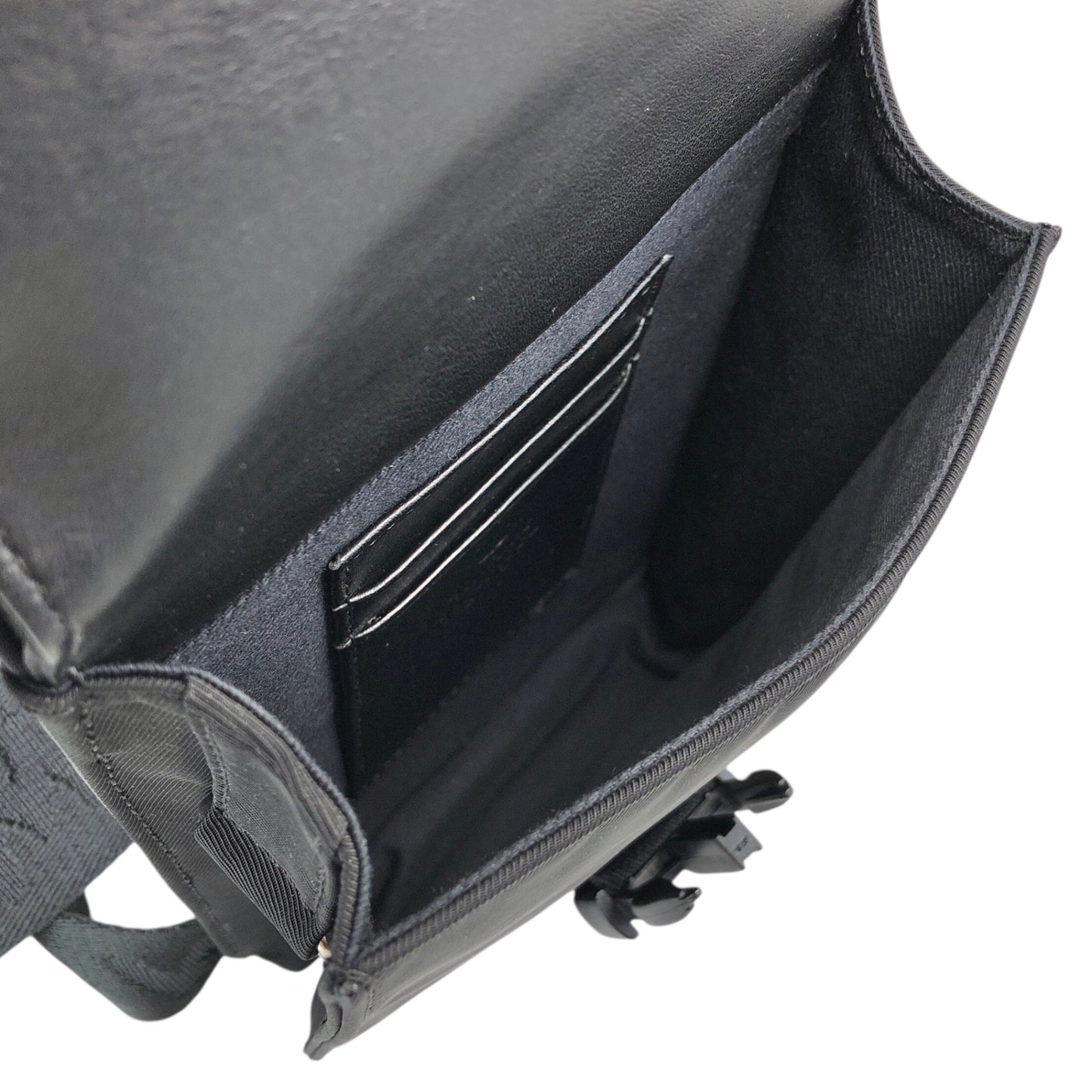 Vivienne Westwood Front Buckle Shoulder bag Black Vintage menukg