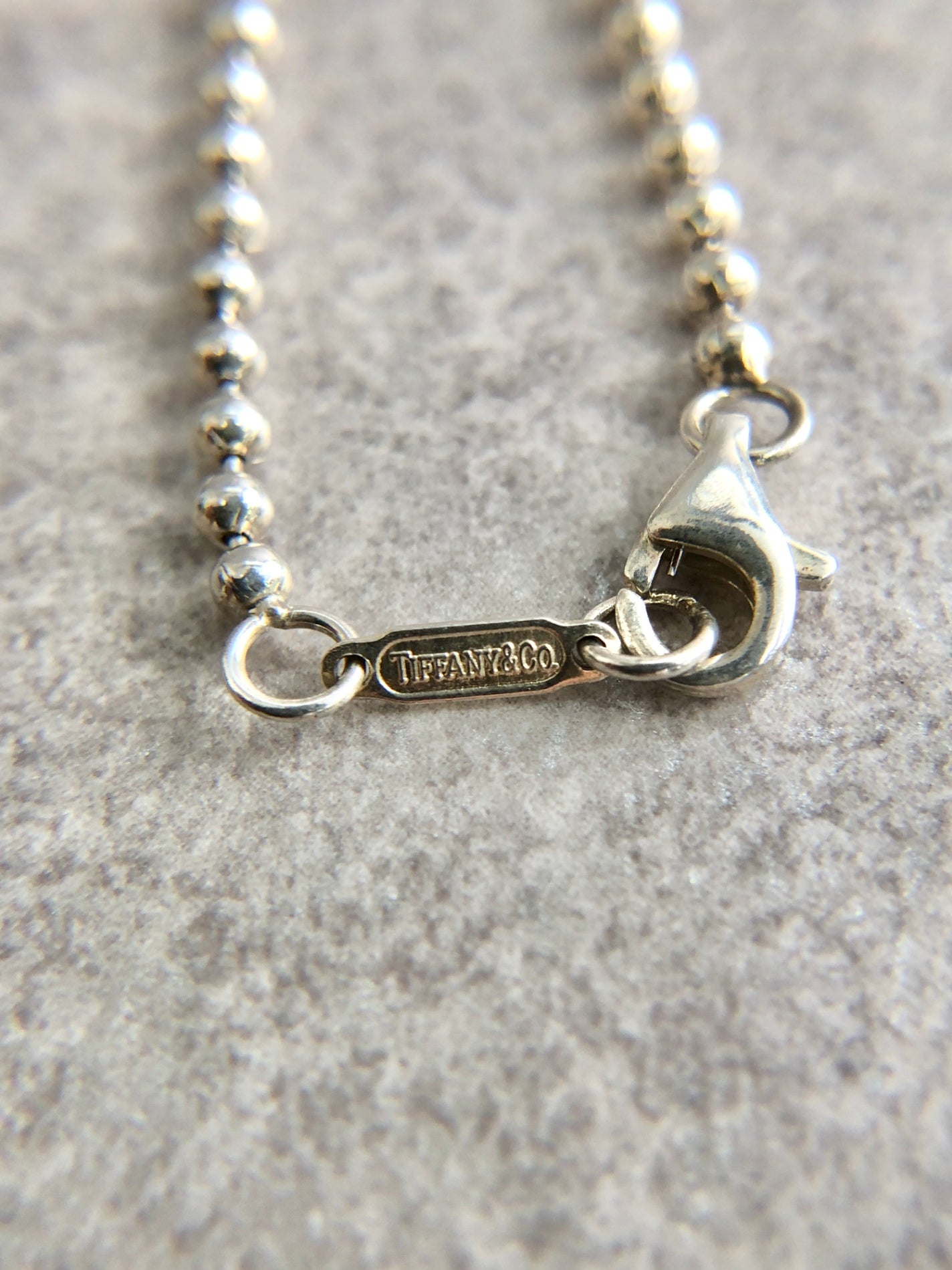 Tiffany & Co. Necklace Silver SILVERE 925 Vintage fxba3r
