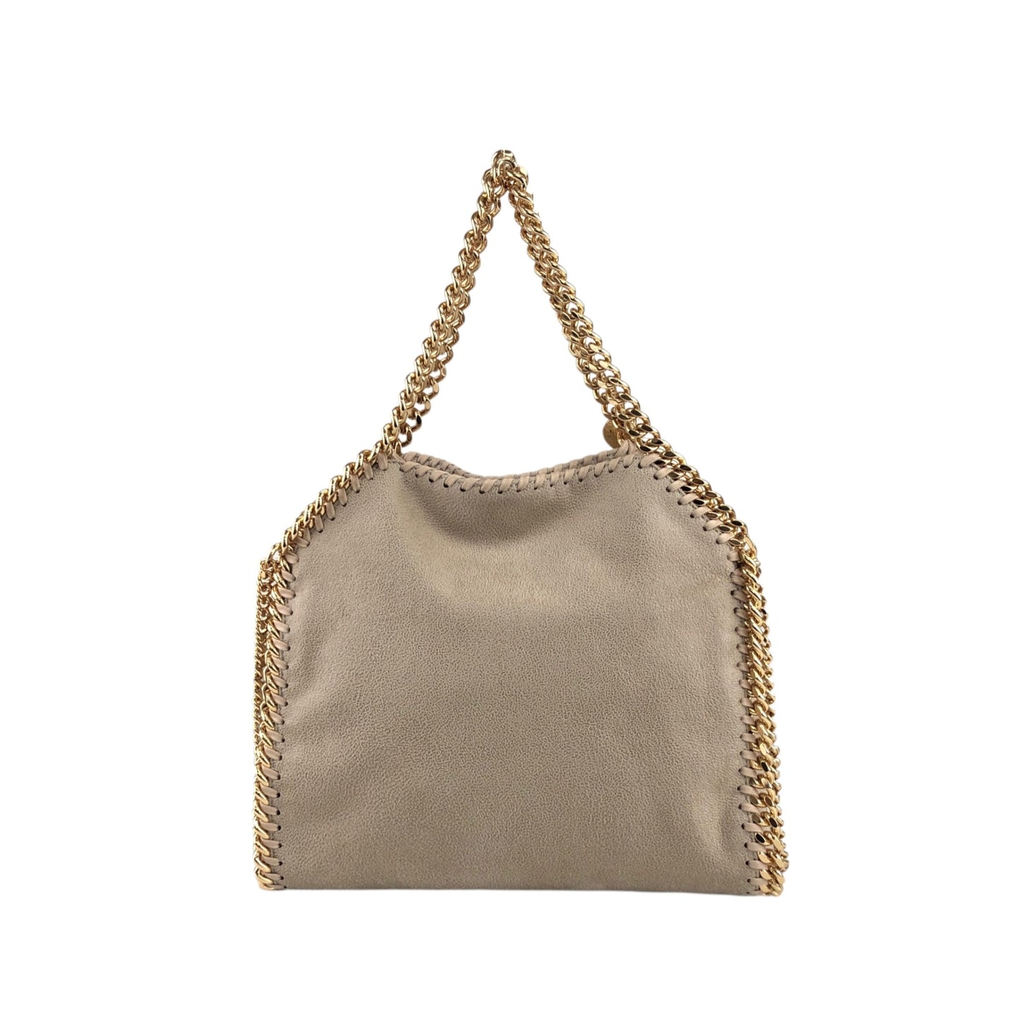 Stella McCartney Two-way Chain Handbag Shoulder bag Beige Vintage a347ka