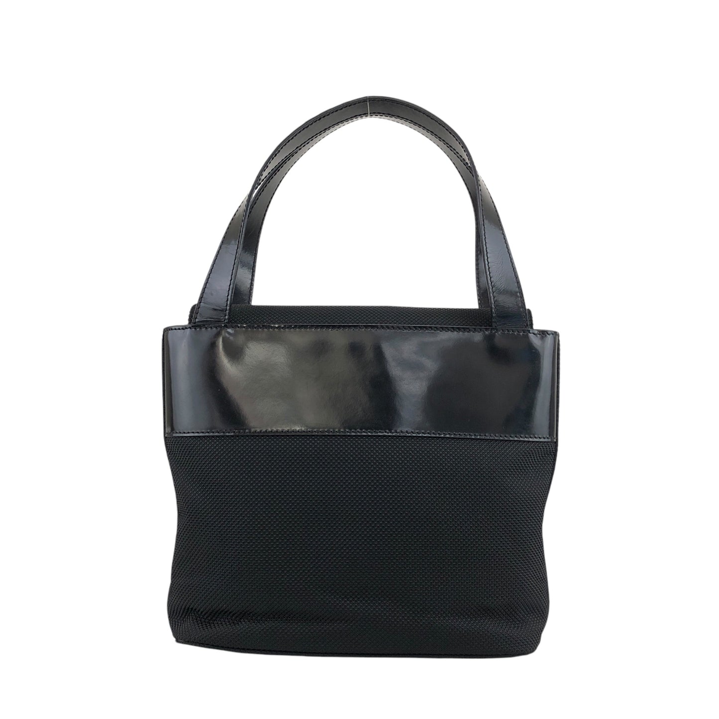 CELINE Logo Handbag Black Vintage vzeeur
