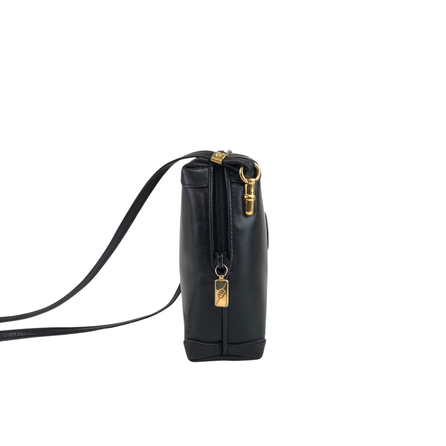 GUCCI GG Logo Shoulder bag Black Vintage jga7iz