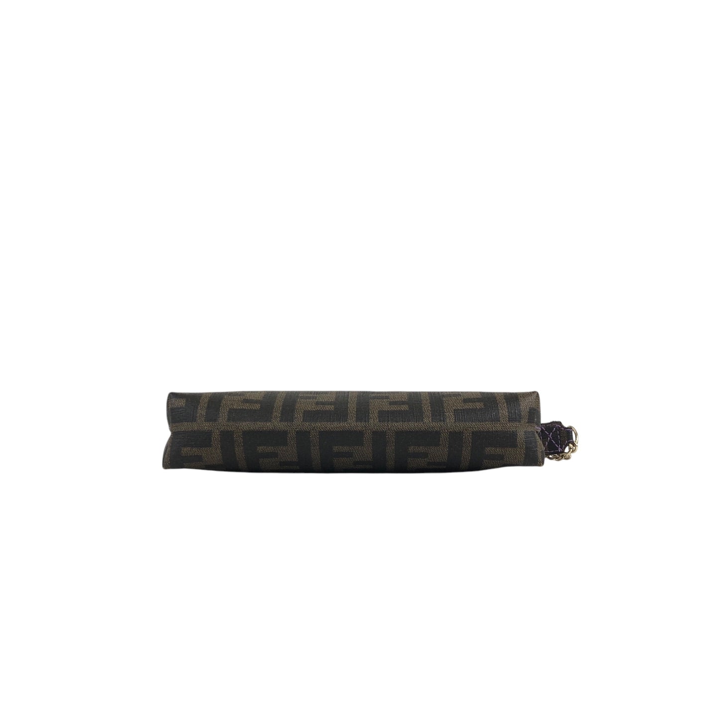 FENDI Zucca Chain Handbag Brown Vintage 2cxwge