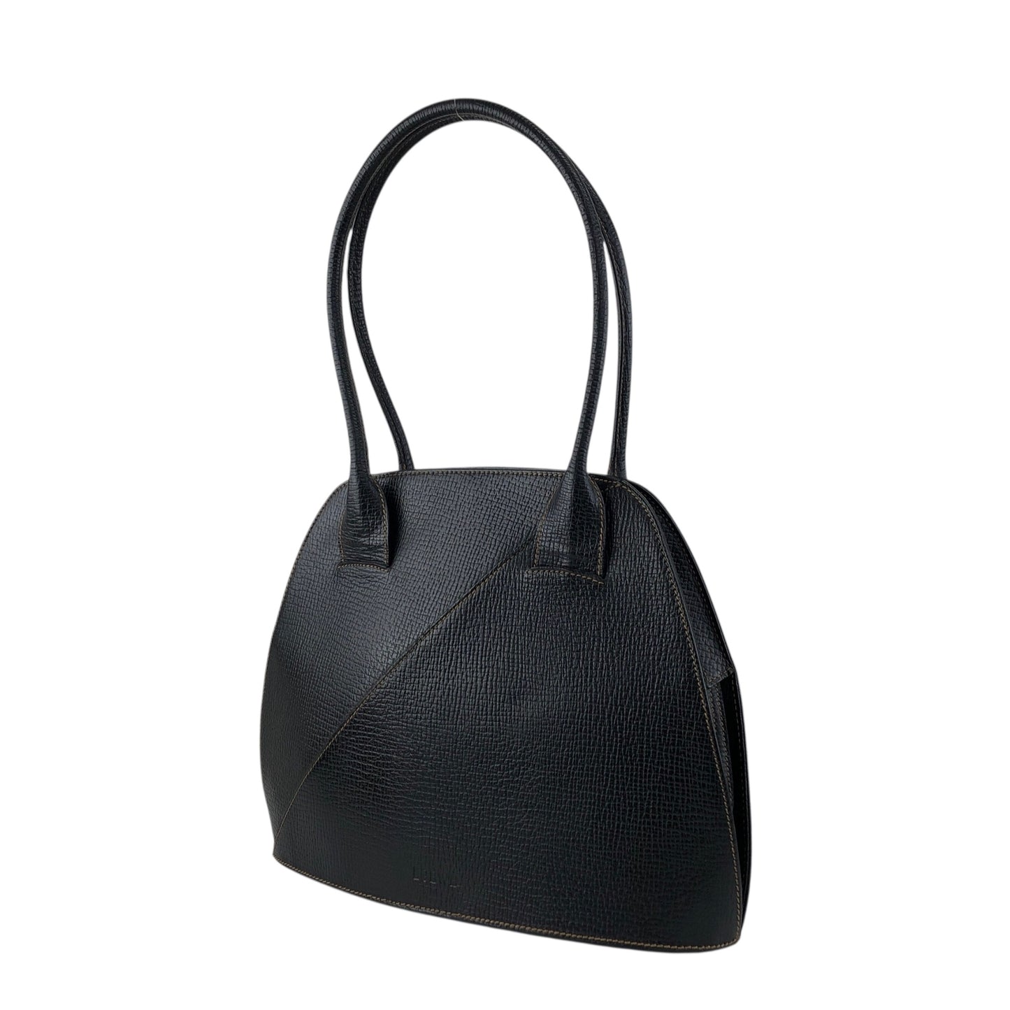 LOEWE Logo Embossed Handbag Black Vintage g64y6x