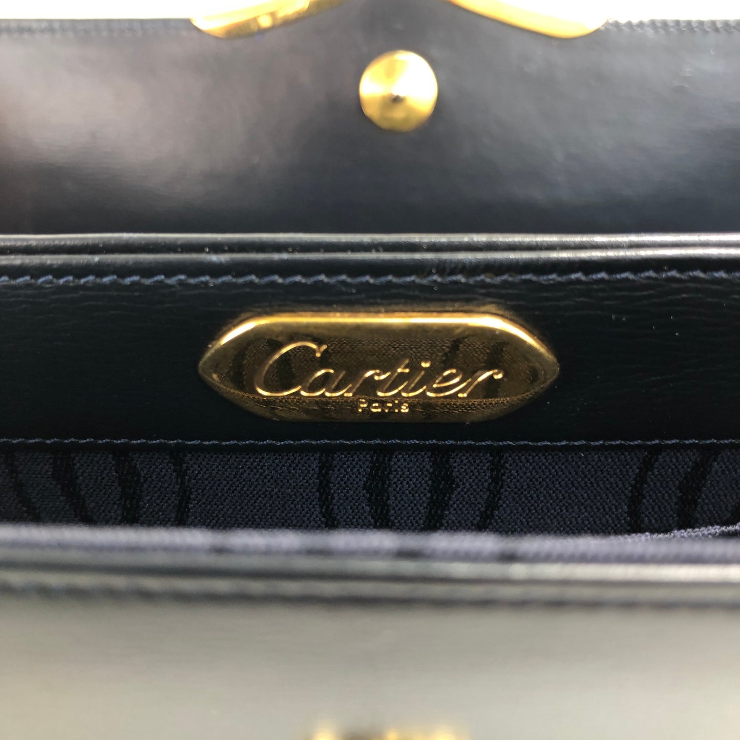 卡地亞 (Cartier) 手拿包 海軍藍 Vintage rtrwm3