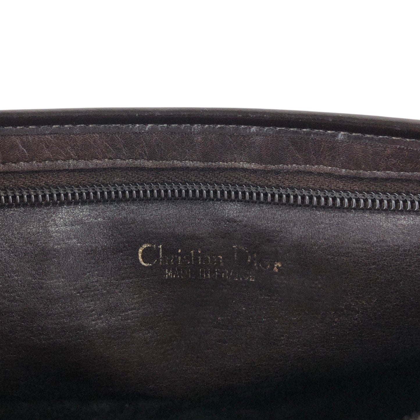 Christian Dior Trotter Logo Shoulder bag Brown Vintage xie5fc