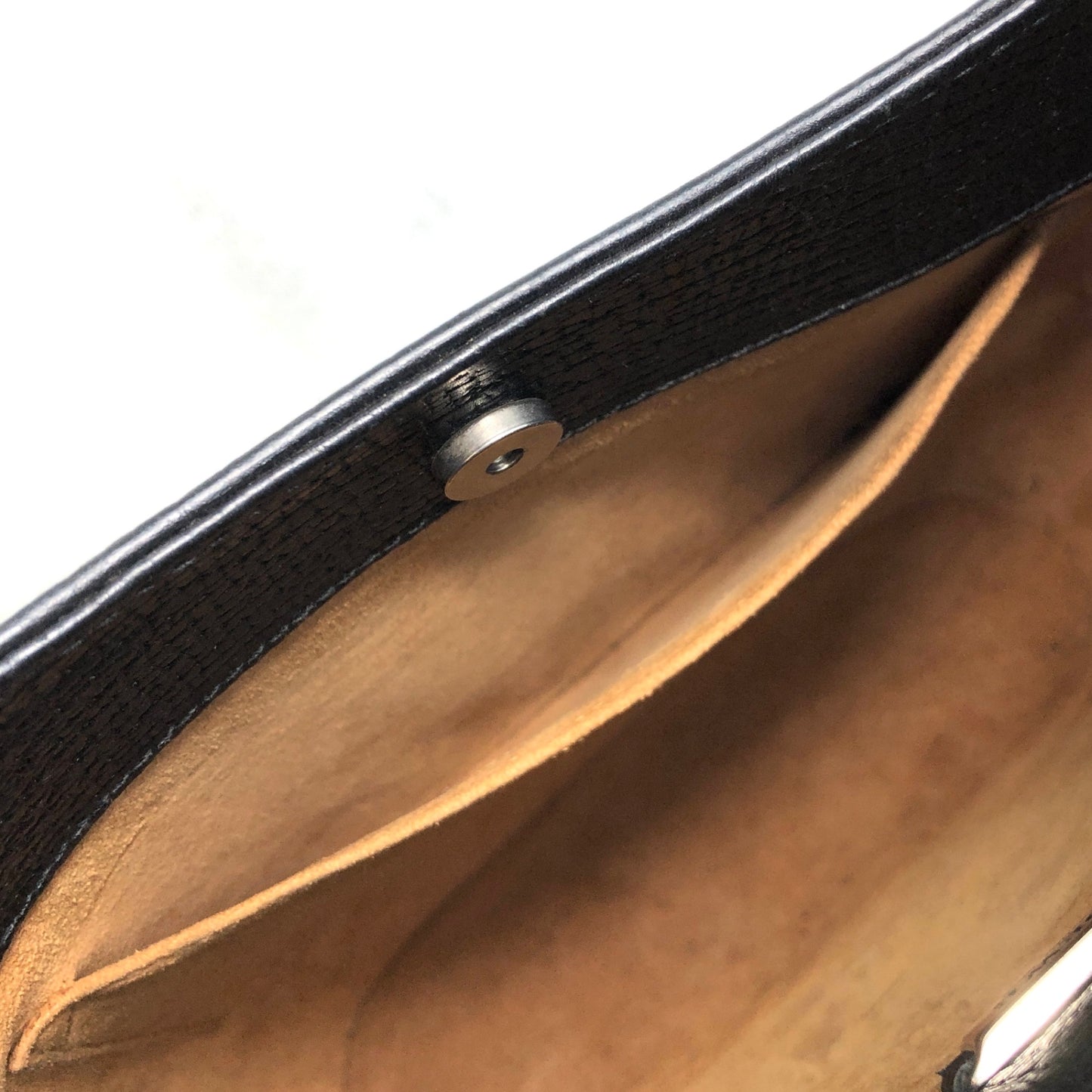 LOEWE Logo Shoulder bag Black Vintage 8bpxps