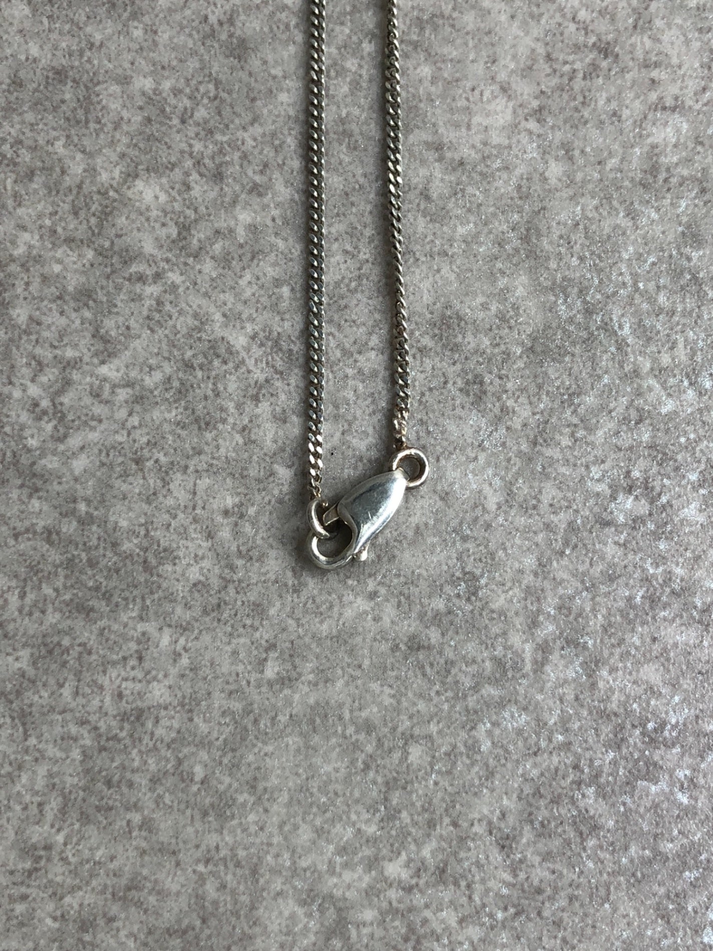 GUCCI Cross Motif Necklace Silver SILVER925 Vintage gyw4vz