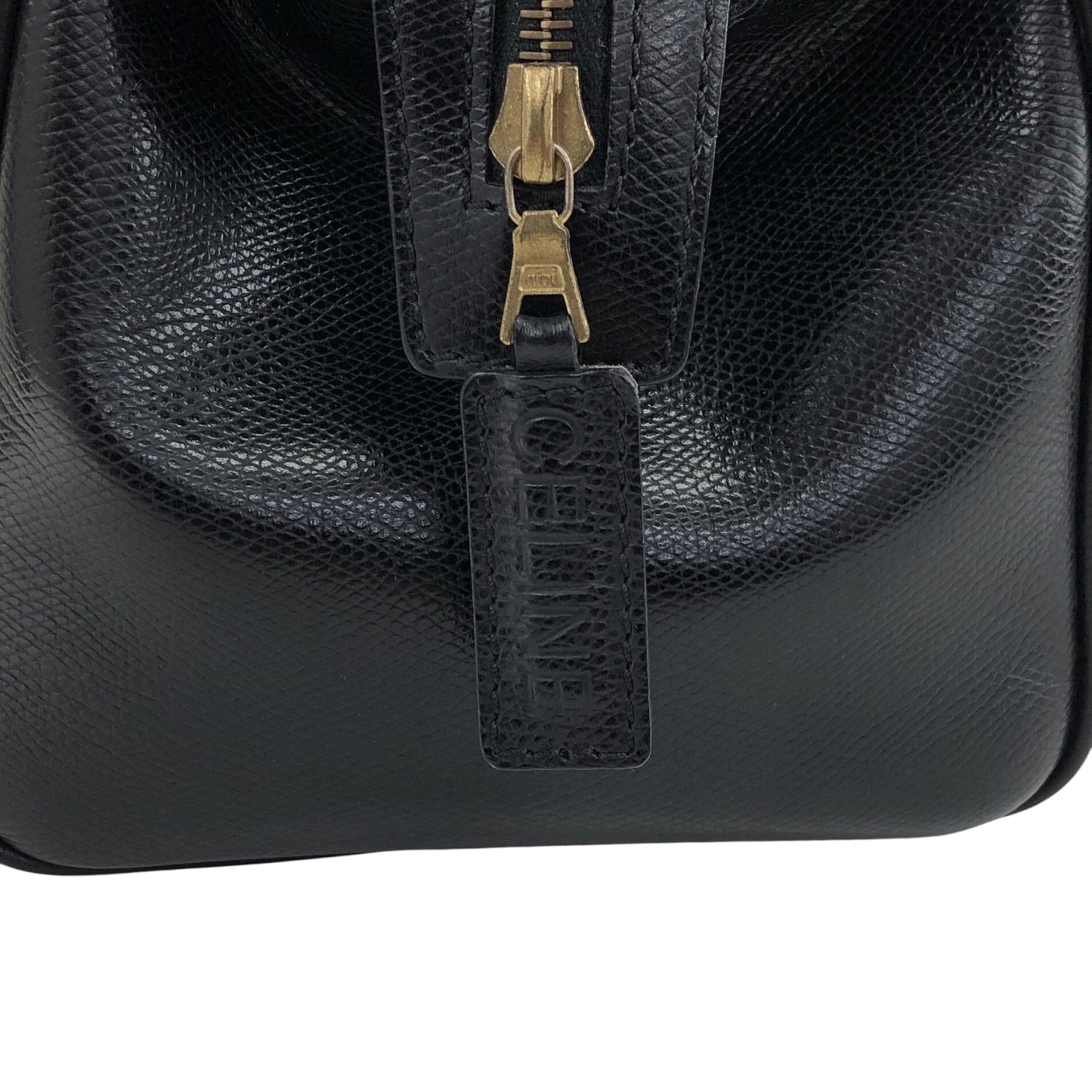 CELINE Two-way Small Boston bag Shoulder bag Black Vintage mh45yy