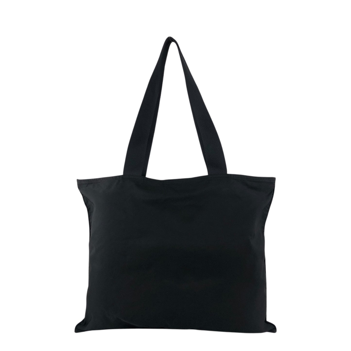 PRADA Tessuto Triangle Logo Shoulder bag Totebag Black Vintage sxxj7i