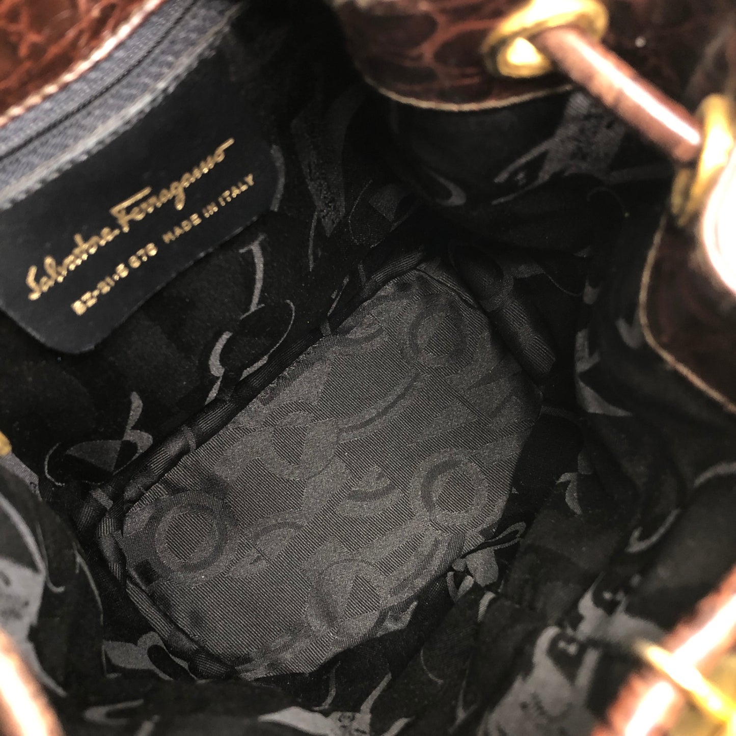 Salvatore Ferragamo Vala Backpack Brown Vintage 5t6wvc
