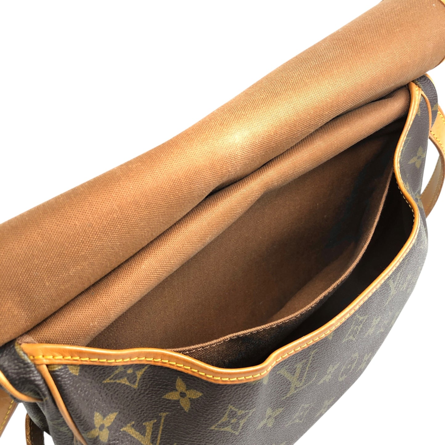 LOUIS VUITTON Monogram Shoulder bag Brown M42256 Vintage eirzhg