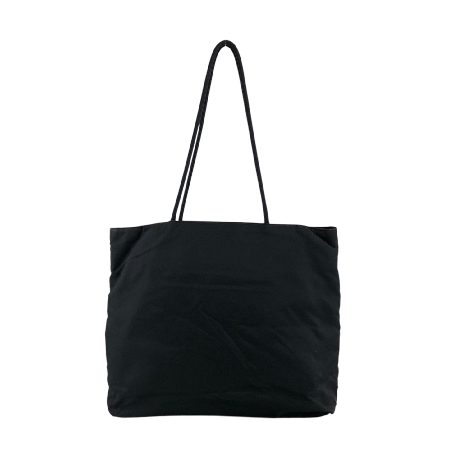 PRADA Triangle Logo Totebag Black Vintage v2r633
