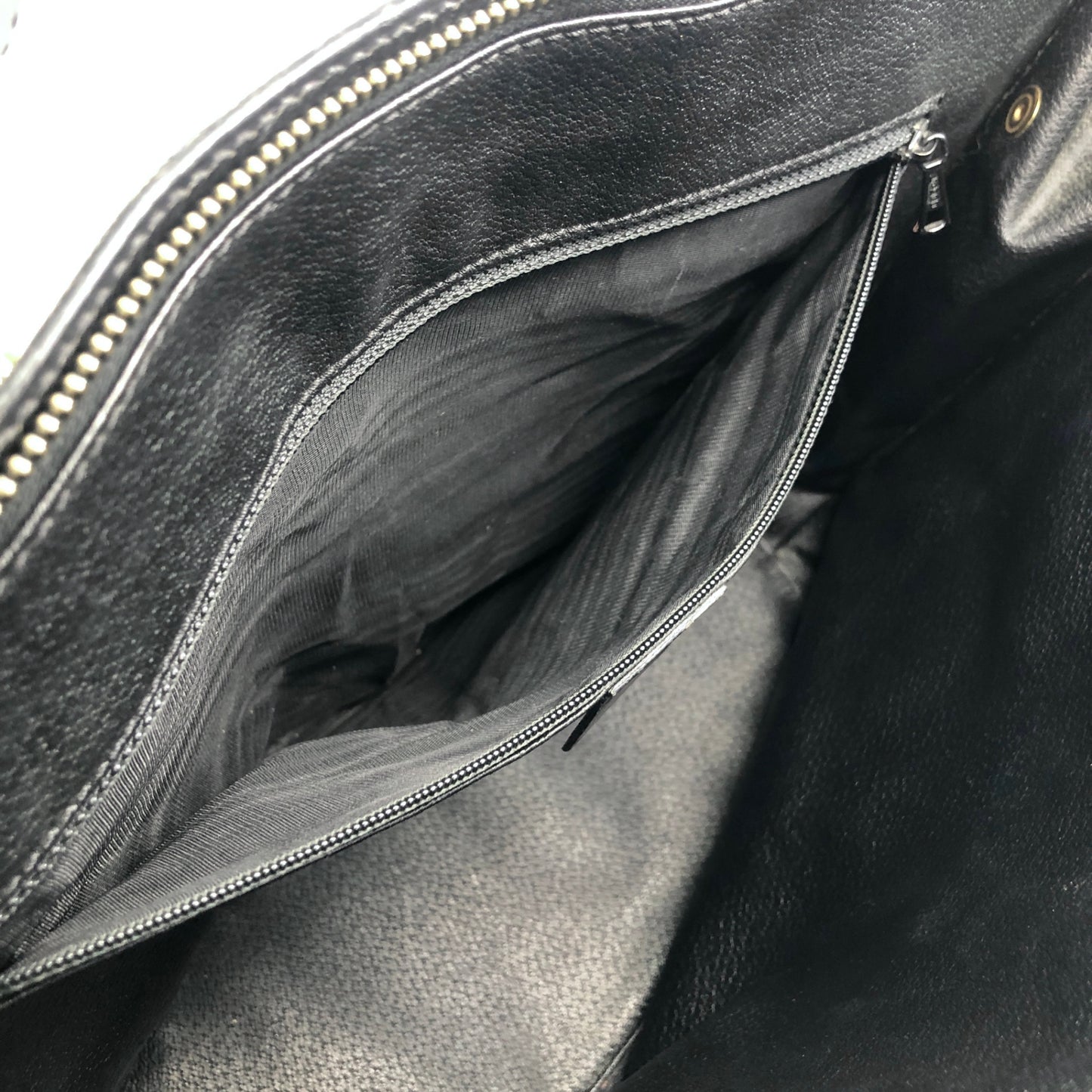 CELINE Macadam Blason Handbag Shoulder bag Black Vintage fhnsav