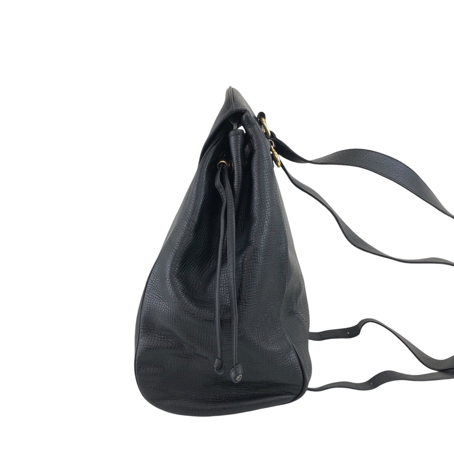 Christian Dior CD Logo Backpack Black Vintage nrnd3i