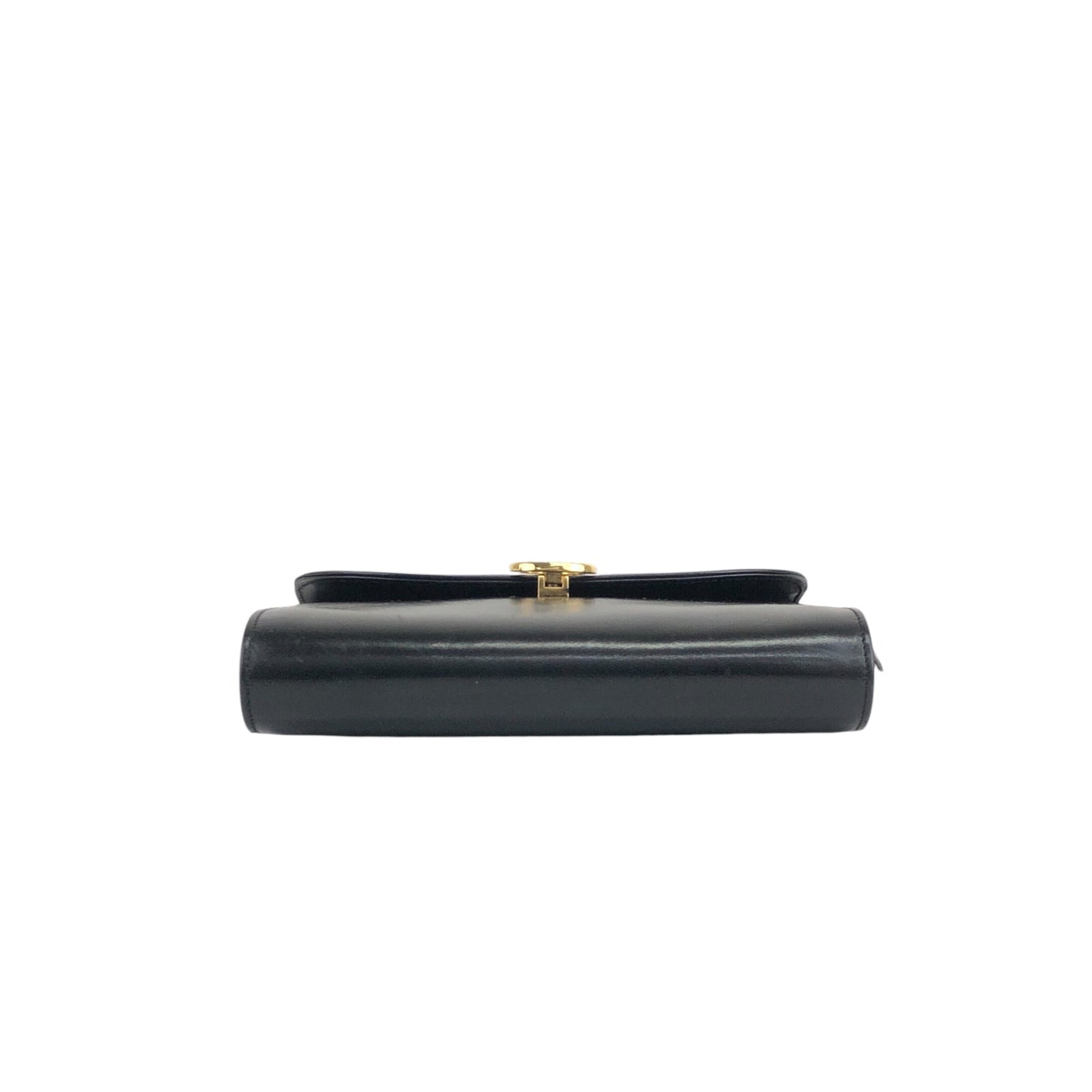 CELINE Blason Shoulder bag Black Vintage zfryrd