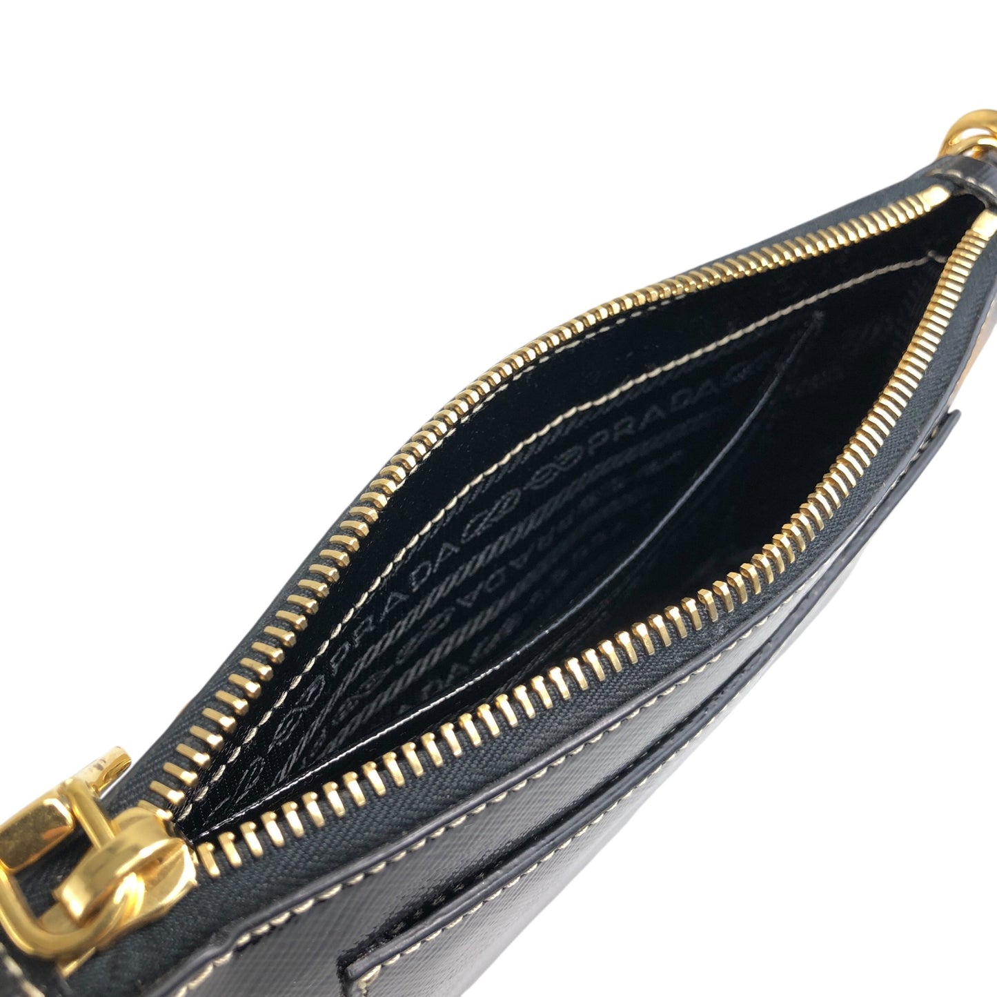 PRADA Triangle Logo Two-way Small Handbag Shoulder bag Black Vintage 4ndzyf
