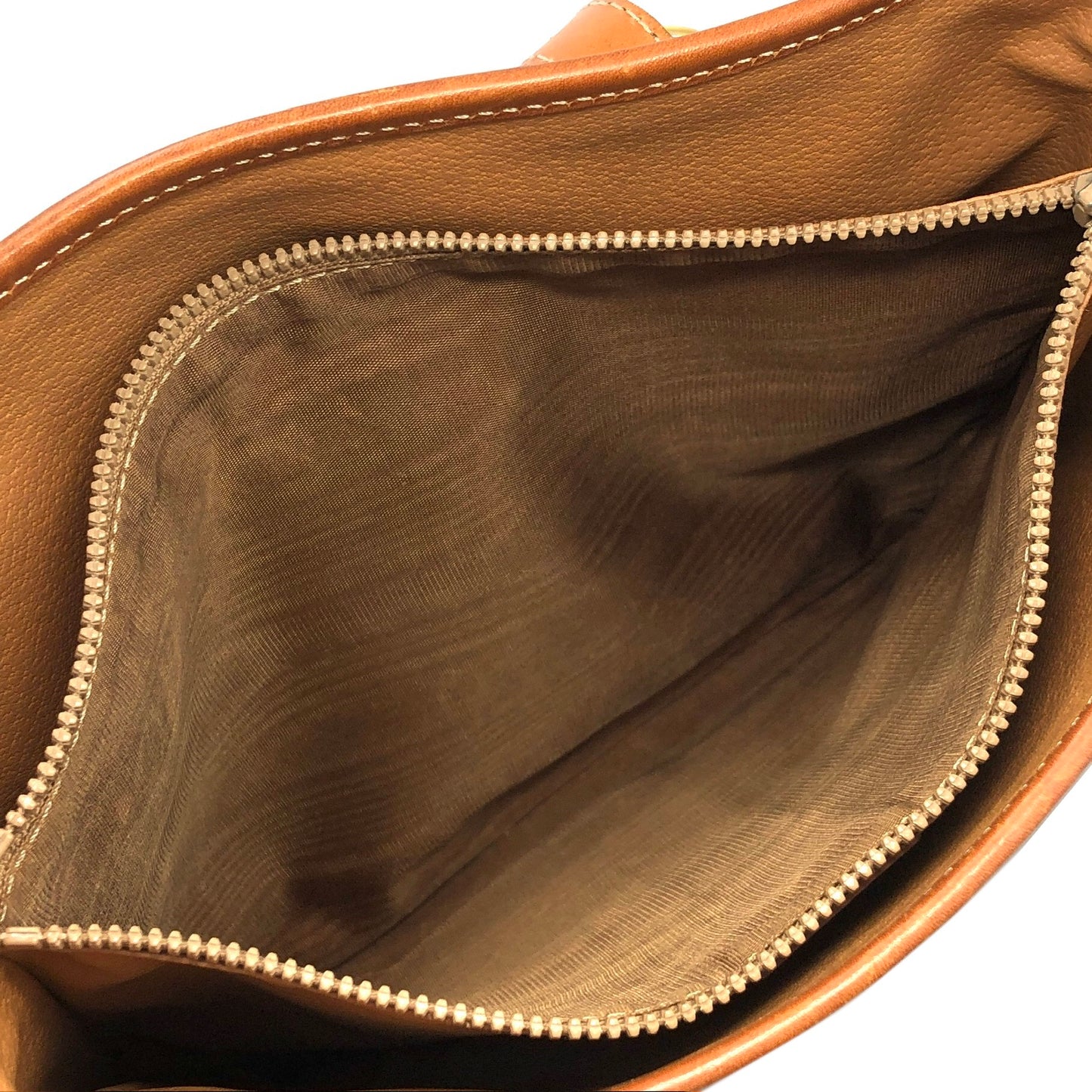 CELINE Macadam Blason Leather Totebag Brown Vintage 8dkvx4