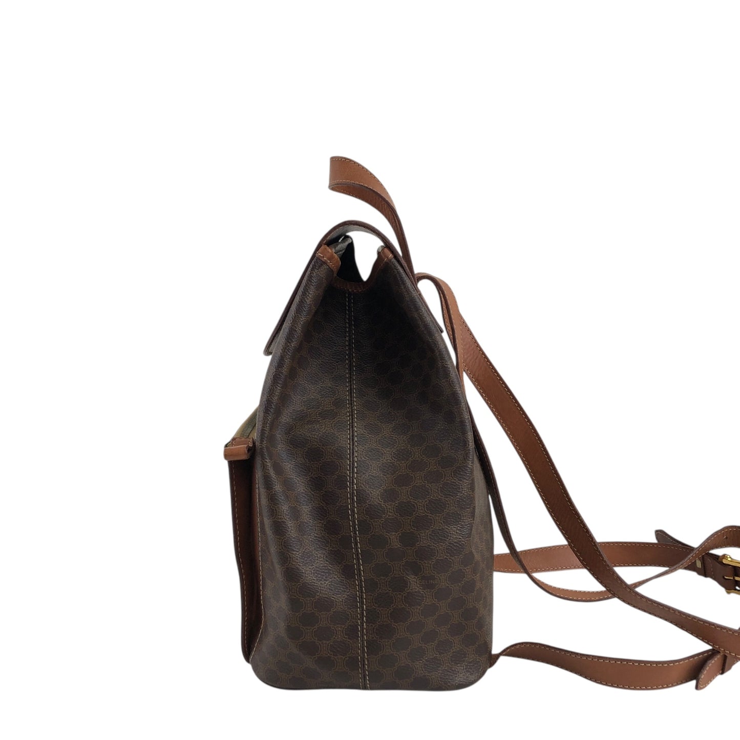 CELINE Macadam Charm 背包 棕色 復古 jz6ee6