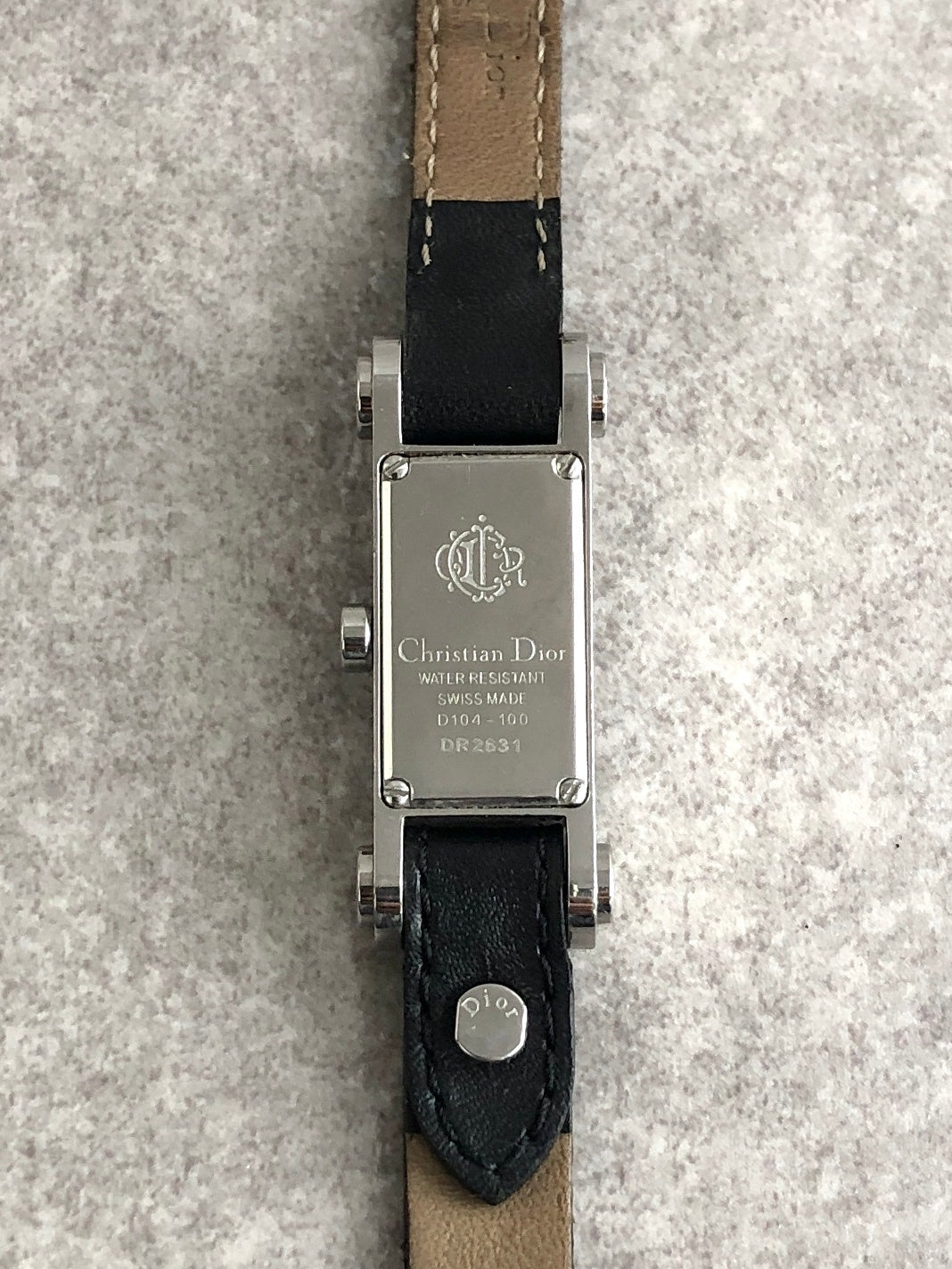 Christian Dior Watch Black Vintage c8tusy