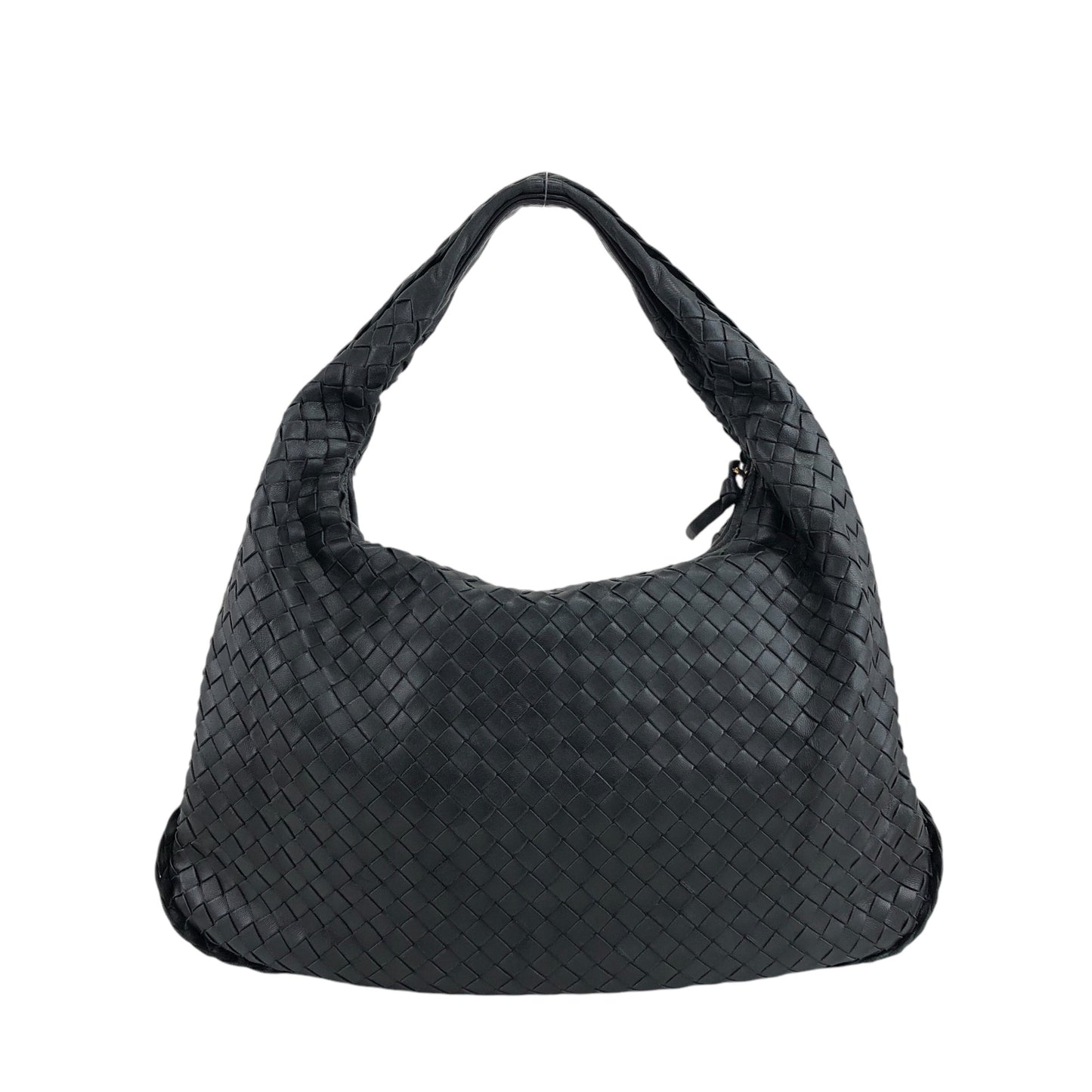 Bottega Veneta Intrecciato Shoulder bag Hobobag Black Vintage edswiz