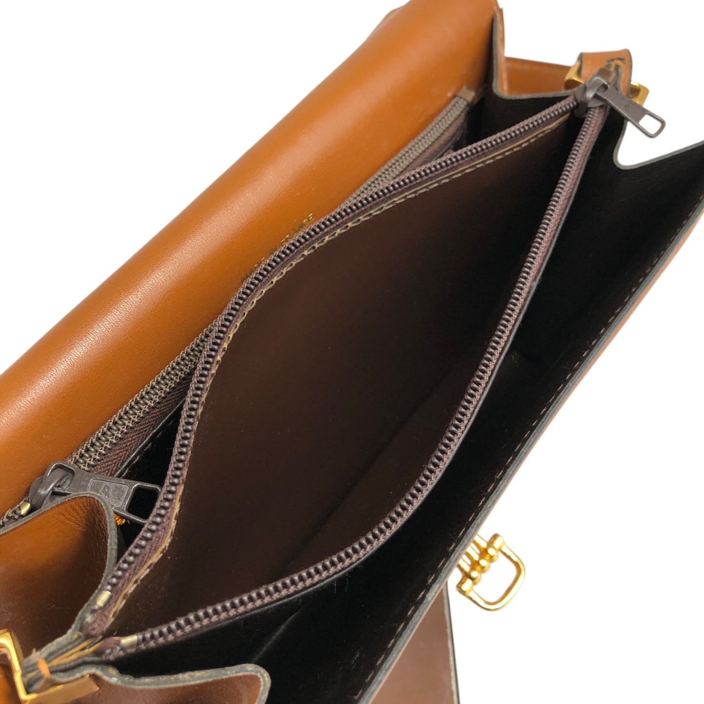 CELINE Horse Bit 肩背包 棕色 復古 zjkkfe