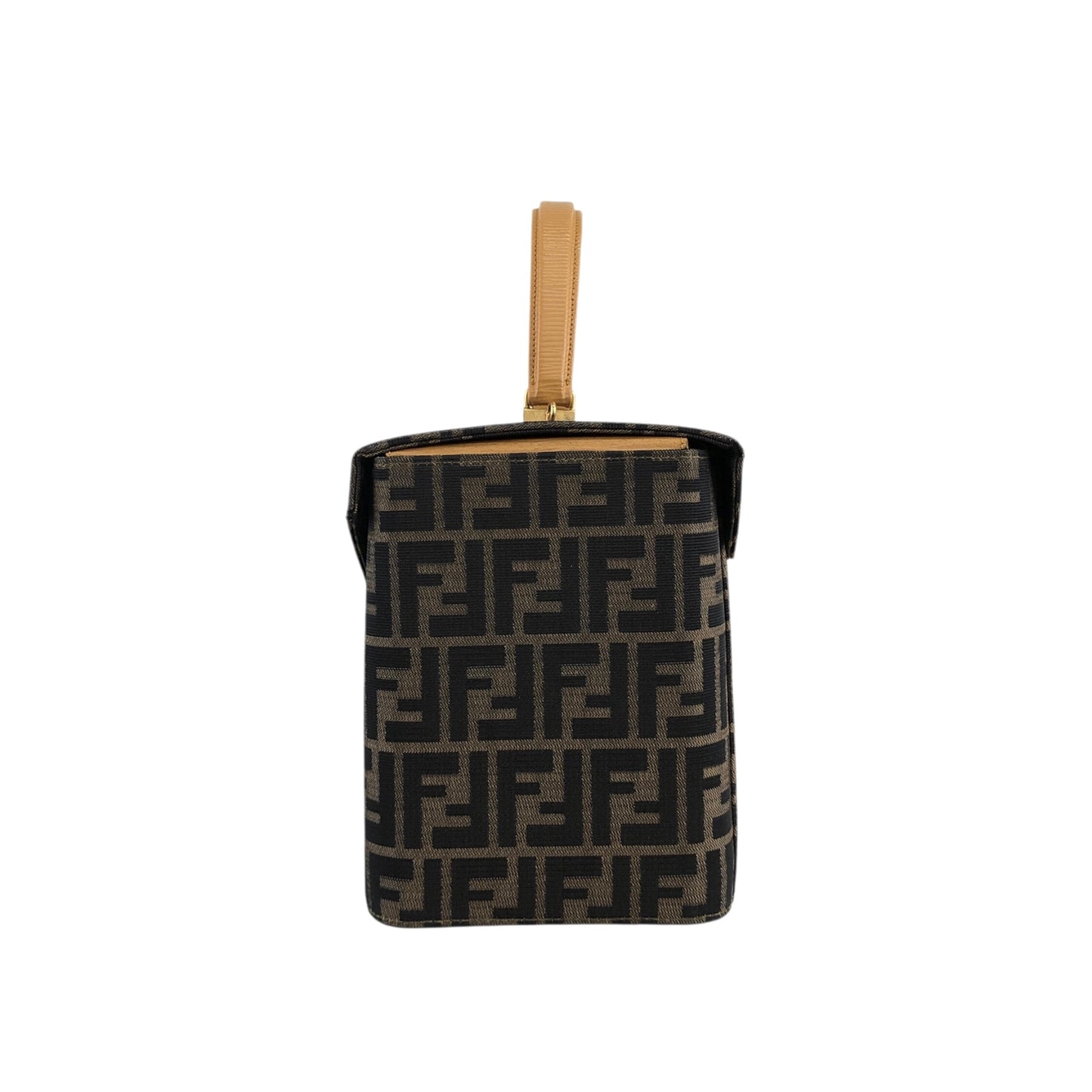 FENDI Zucca 兩用手袋 單肩包 棕色 復古 zxeb84
