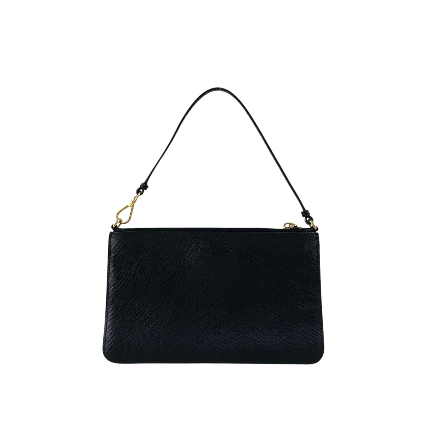 PRADA Logo Small Handbag Black Vintage ce7ved