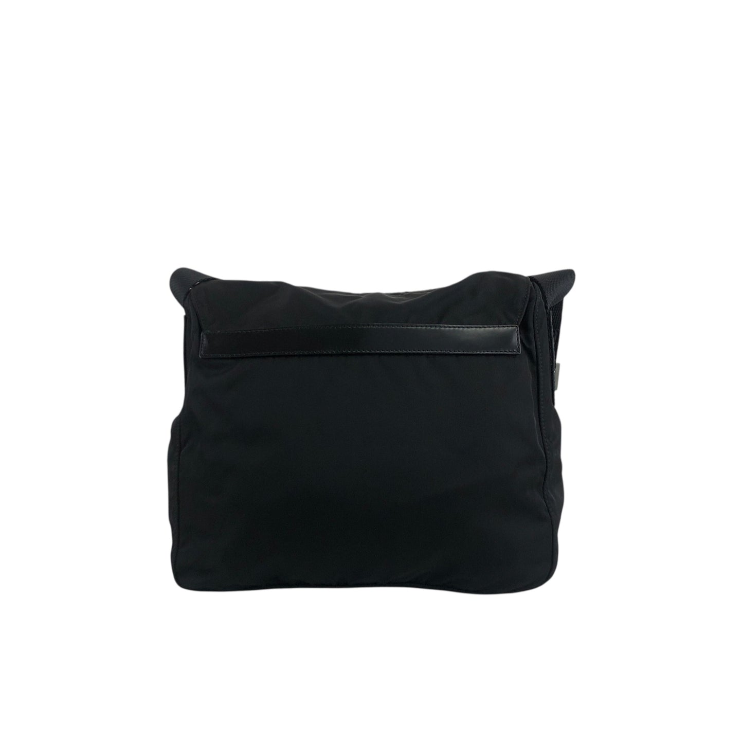 PRADA Triangle Logo Shoulder bag Black Vintage mv3hns