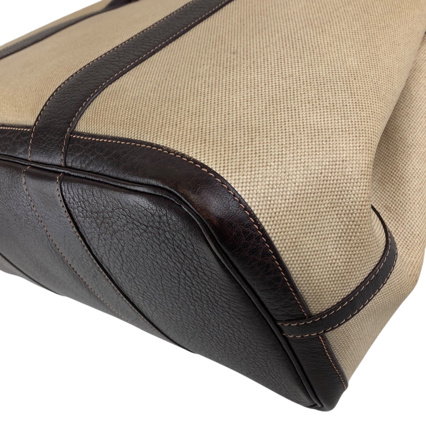 HERMES Totebag Beige Vintage ixgnpz