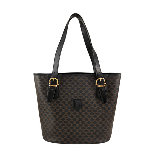 CELINE Macadam Blason Totebag Black Vintage jxzimy
