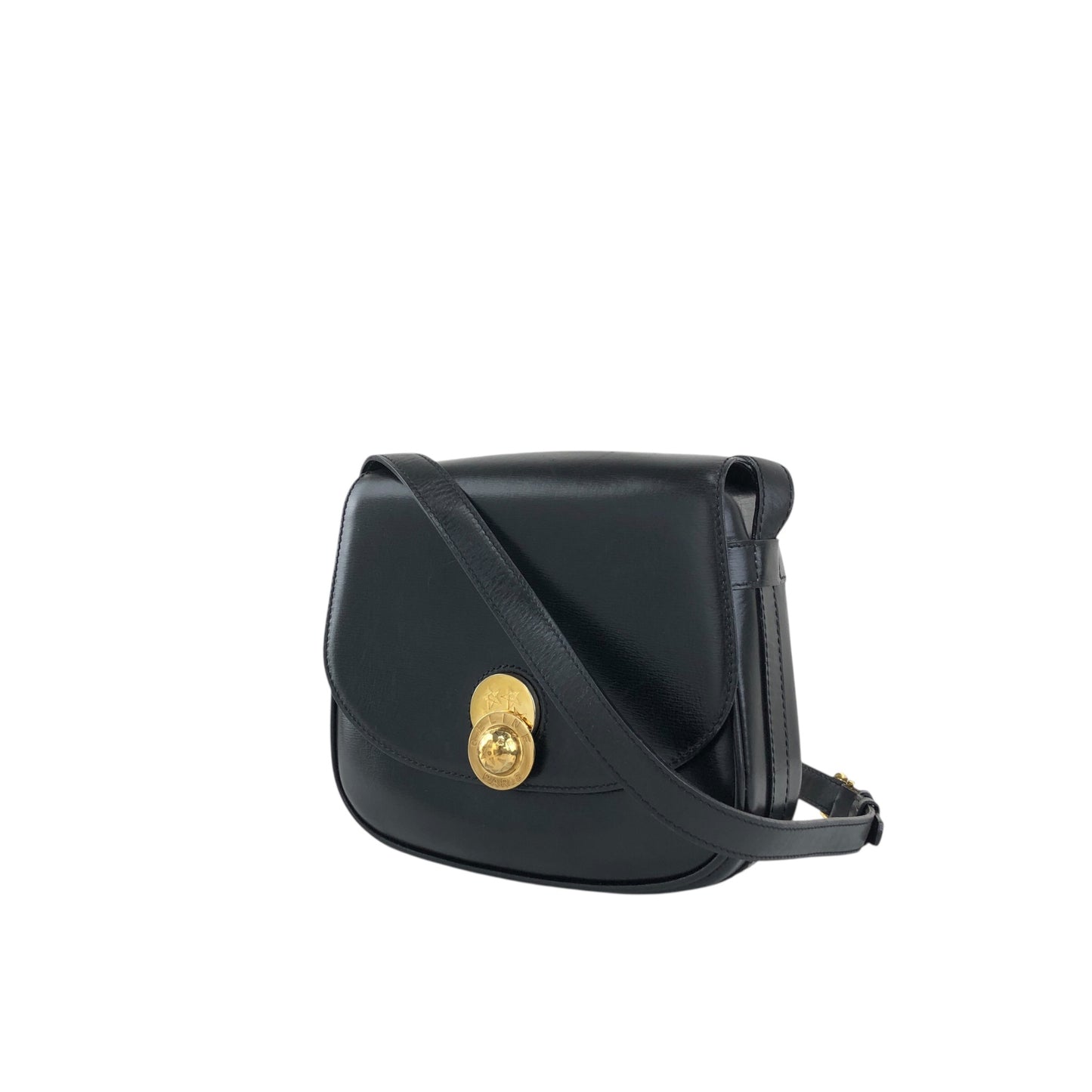 CELINE Starball Shoulder bag Black Vintage 7skrtb