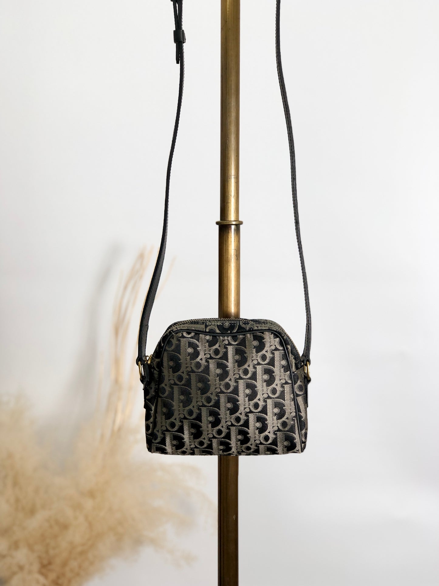 Christian Dior Trotter 小號肩背包 黑色 復古 gc672z