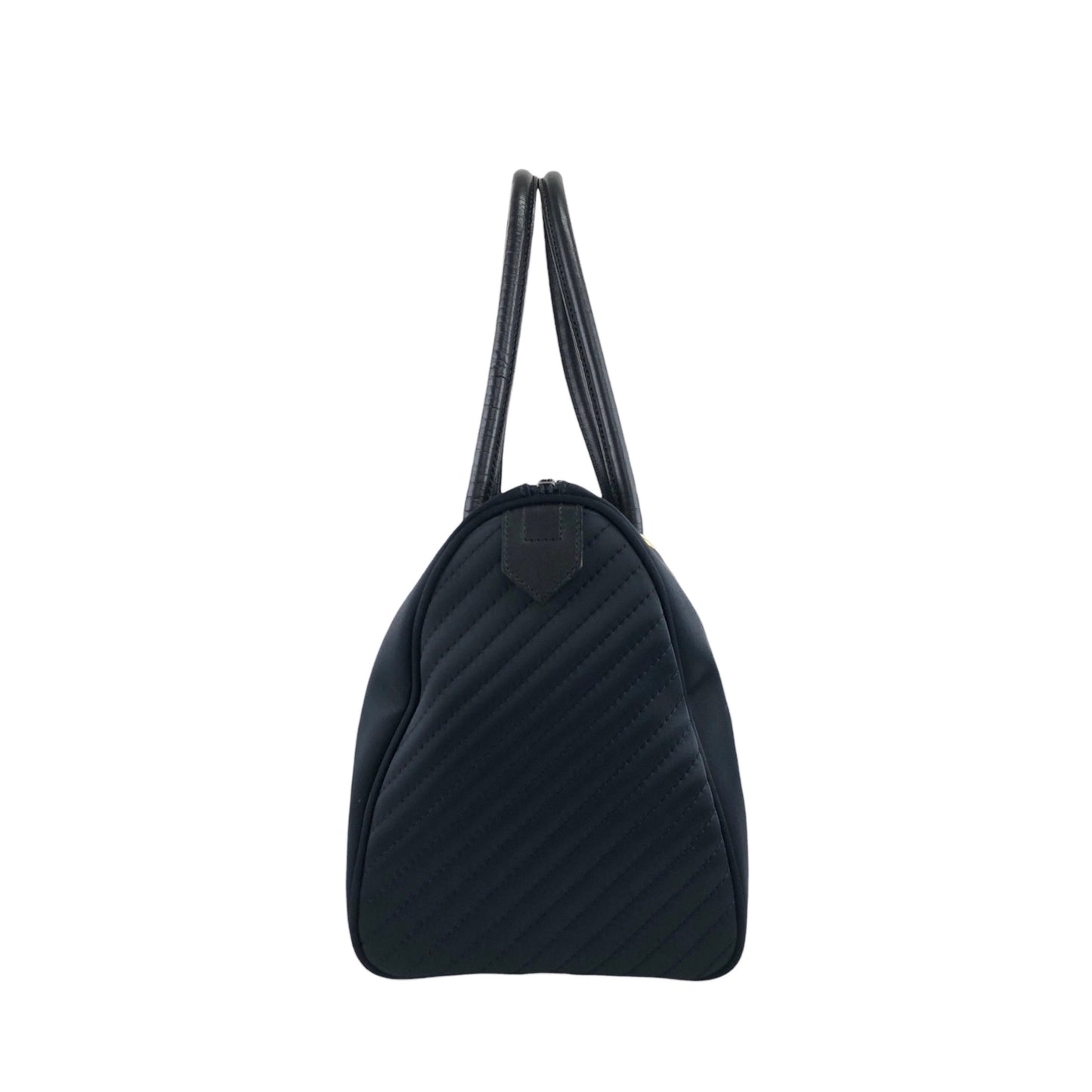 Yves Saint Laurent YSL 標誌手提波士頓包黑色復古 rn8bbj