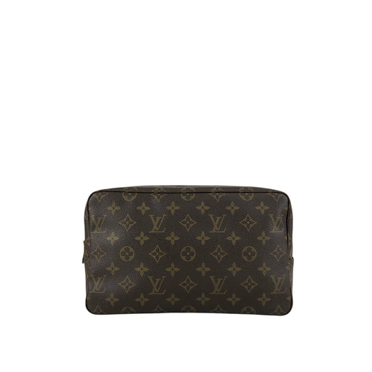 LOUIS VUITTON Monogram Clutch bag Brown Vintage ptjznr