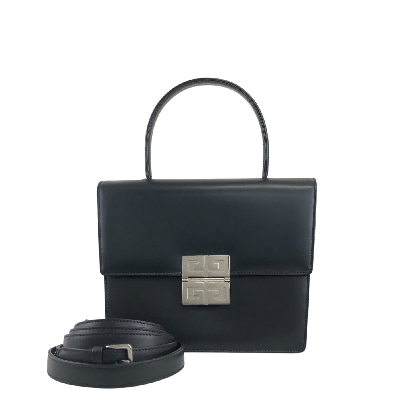 GIVENCHY 標誌兩用包 手袋 單肩包 黑色 復古 5d4up3