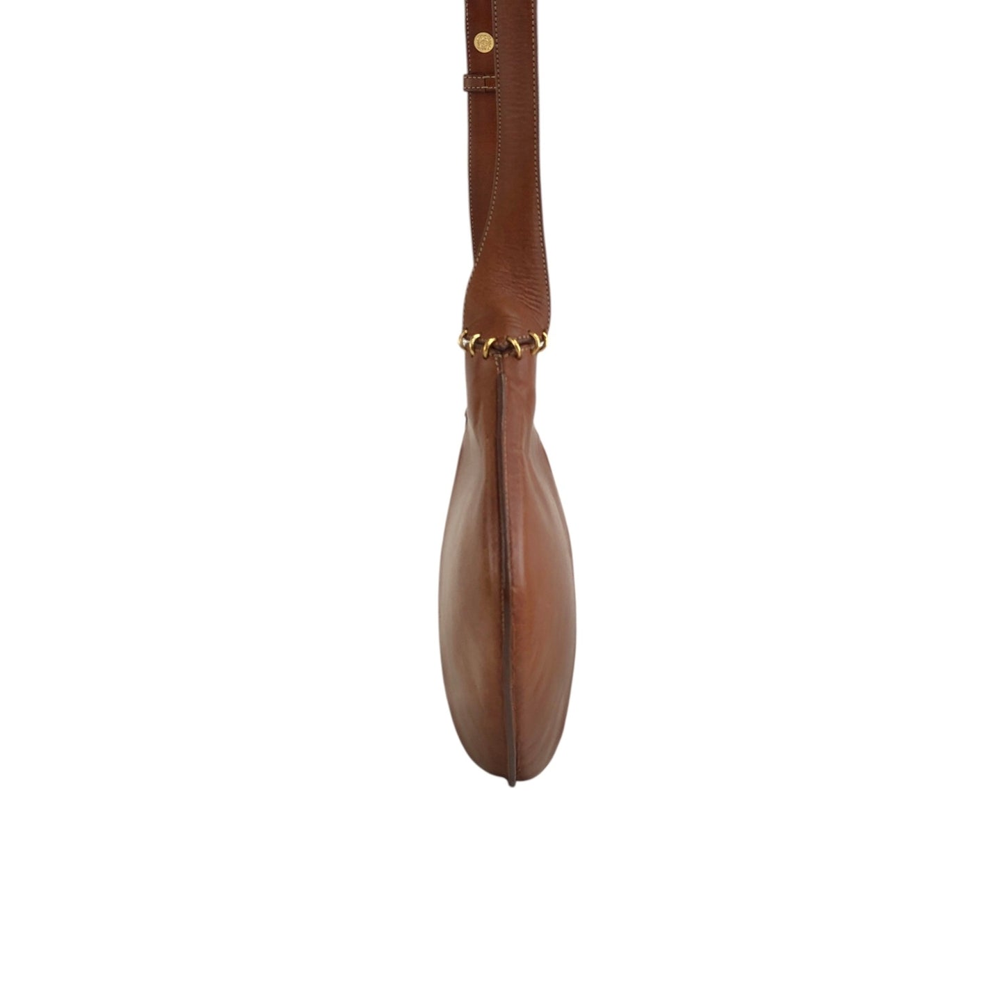 LOEWE Anagram Charm Shoulder bag Brown Vintage 2s7z2u