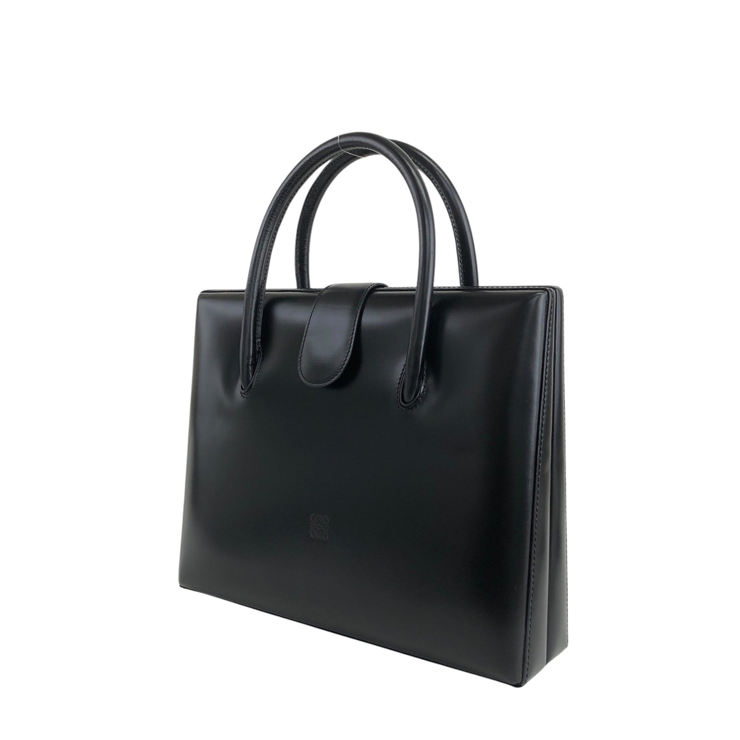 LOEWE Anagram Handbag Black Vintage f66py8